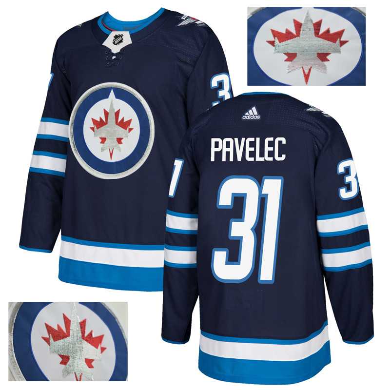 Jets 31 Ondrej Pavelec Navy With Special Glittery Logo Adidas Jersey,We sell and wholesale Jets 31 Ondrej Pavelec Navy With Special Glittery Logo Adidas Jersey on line form chian!